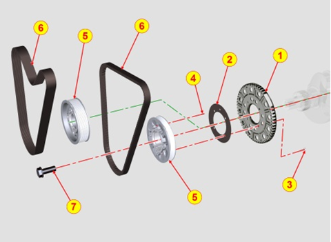 kohler engine pulley